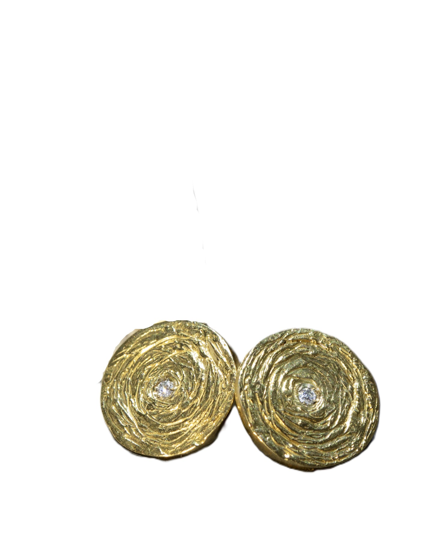 FRAMMENTI 18kt Gold lobe earrings