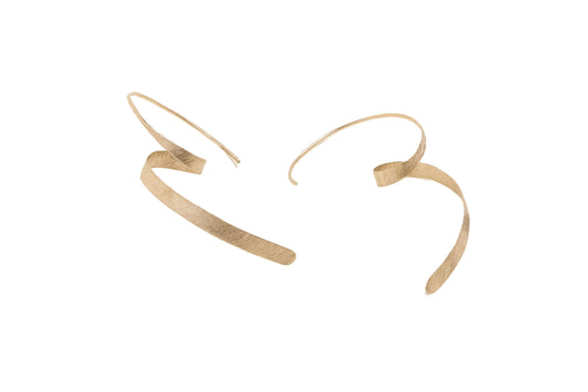 SPIRAL 18 Carat Yellow Gold earrings