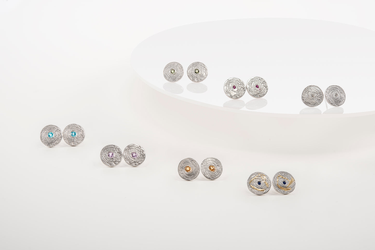 FRAMMENTI earrings with Gemstones